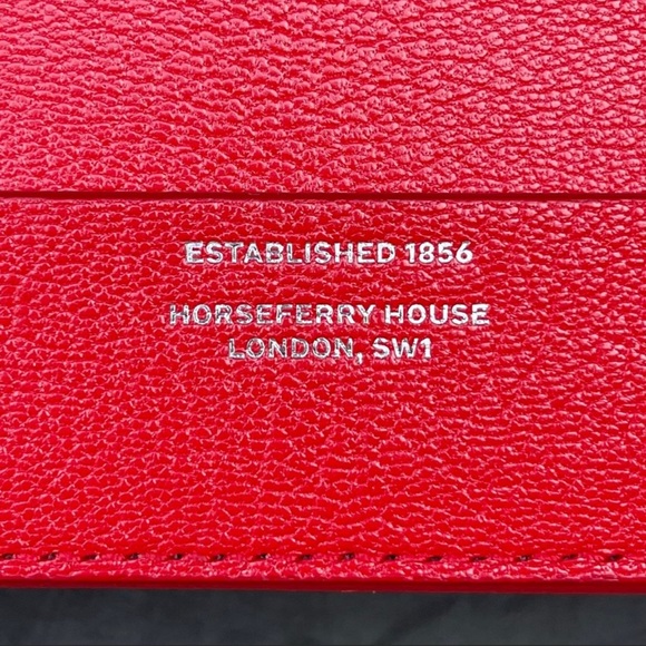 BURBERRY Clutch red Leather Wristlet - Picture 6 of 7